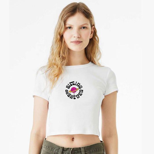 Sitting On Saturn "Lollipop" Women's Babydoll T-Shirt