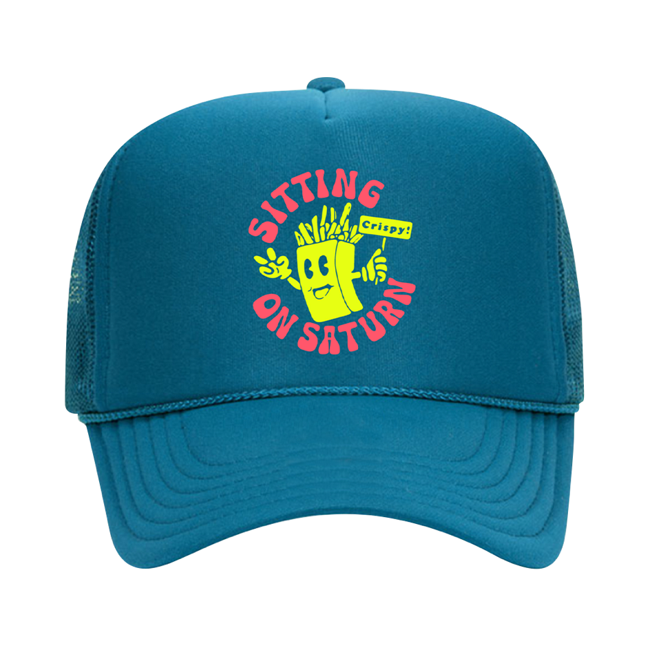 Sitting On Saturn "Fry Guy" Turquoise Hat