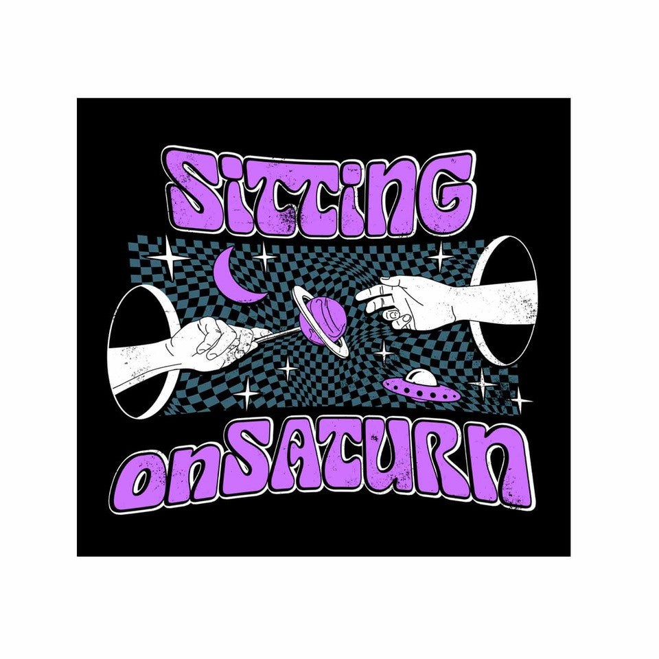 Sitting On Saturn "Hands In Space" Sticker